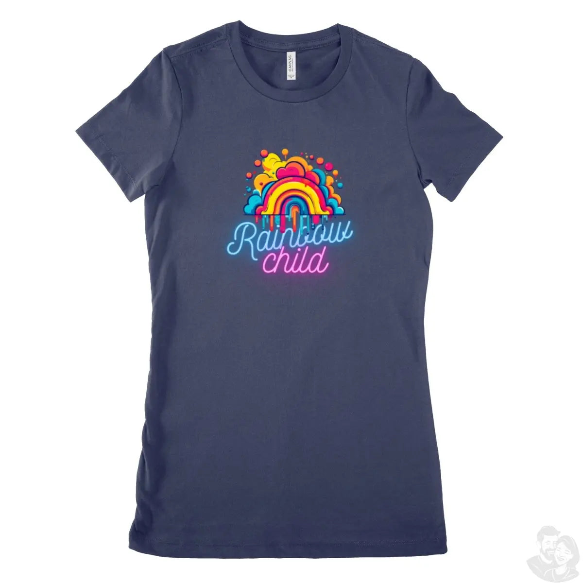 Rainbow Child T - Shirt für Damen - Gildan Softstyle® 64000L - T - Shirt bei HappyHugPixels