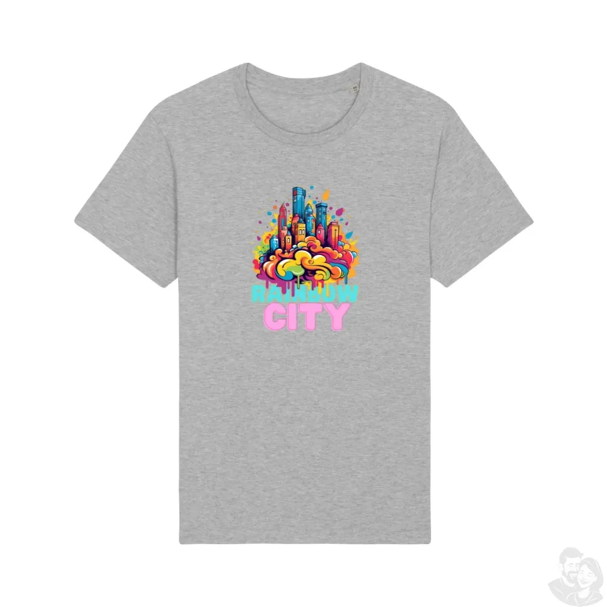 Rainbow City T - Shirt - Stilvolle Urban - Mode trifft auf Naturliebhaber - T - Shirt bei HappyHugPixels