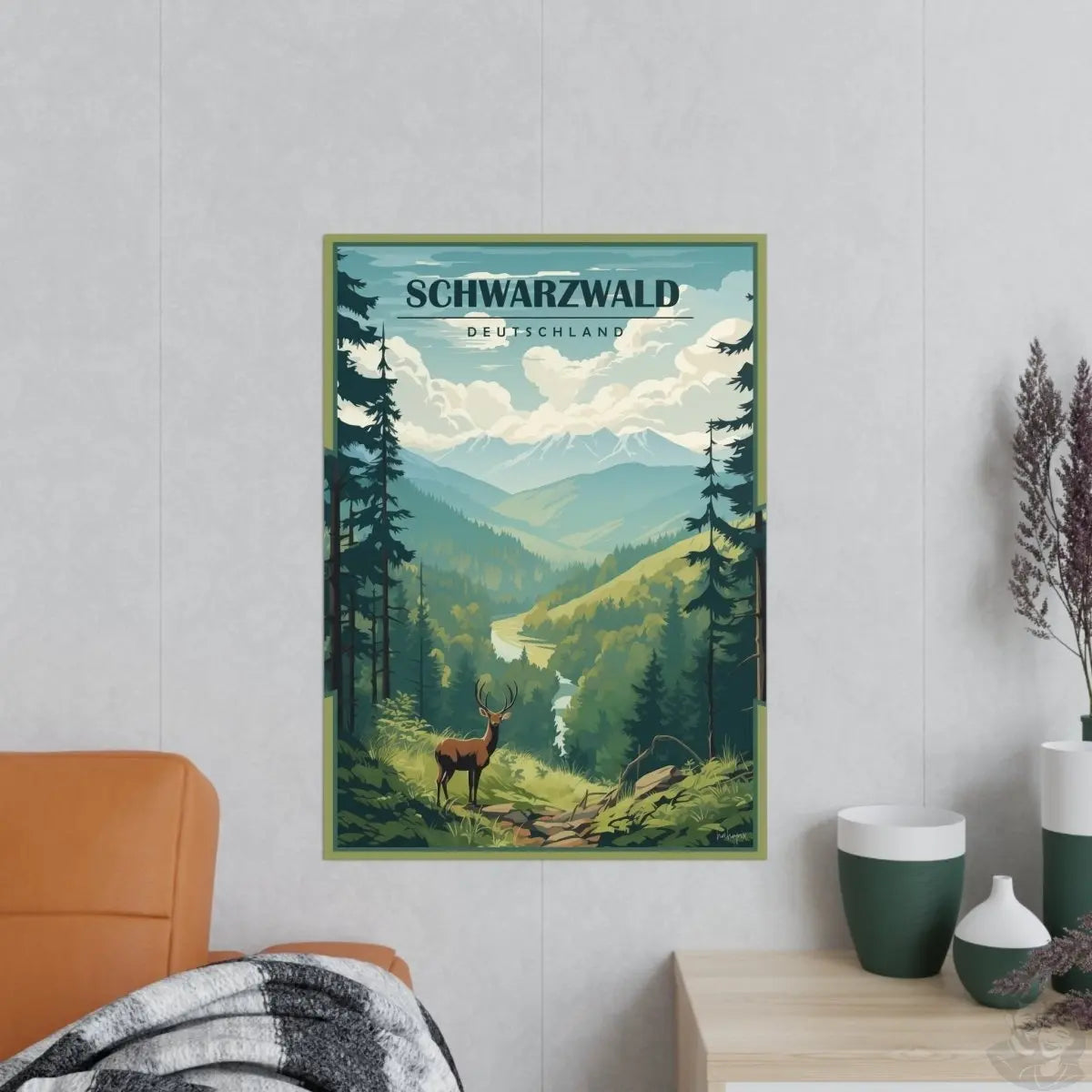Schwarzwald Poster - Erlebe den Zauber des Schwarzwald in Deutschland - Poster bei HappyHugPixels