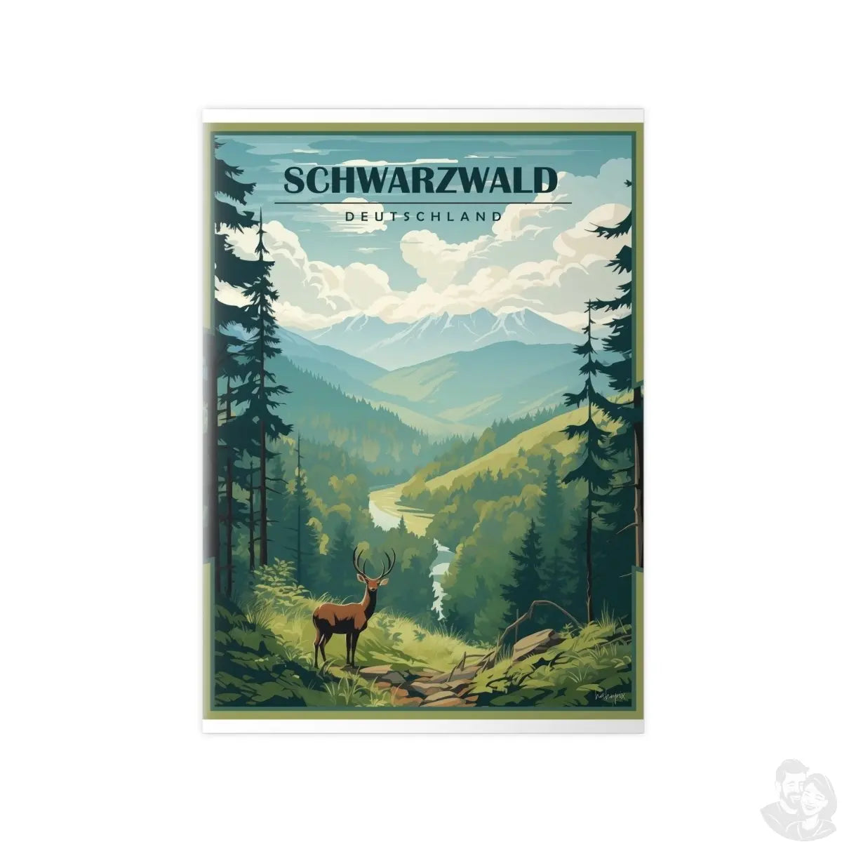Schwarzwald Poster - Erlebe den Zauber des Schwarzwald in Deutschland - Poster bei HappyHugPixels