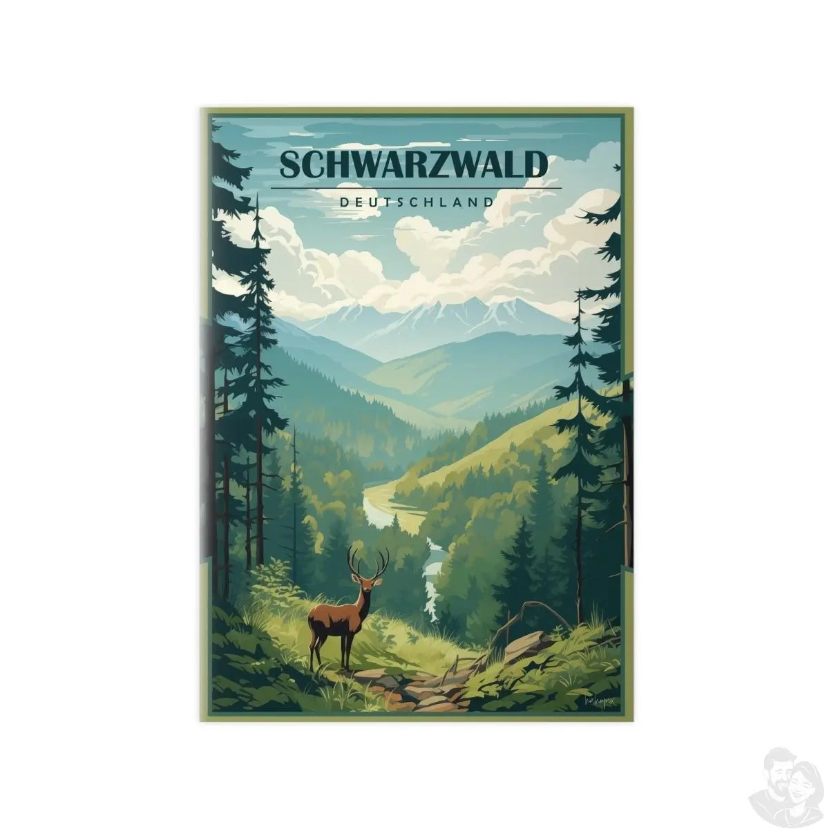 Schwarzwald Poster - Erlebe den Zauber des Schwarzwald in Deutschland - Poster bei HappyHugPixels