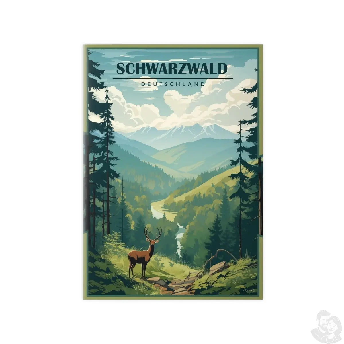 Schwarzwald Poster - Erlebe den Zauber des Schwarzwald in Deutschland - Poster bei HappyHugPixels