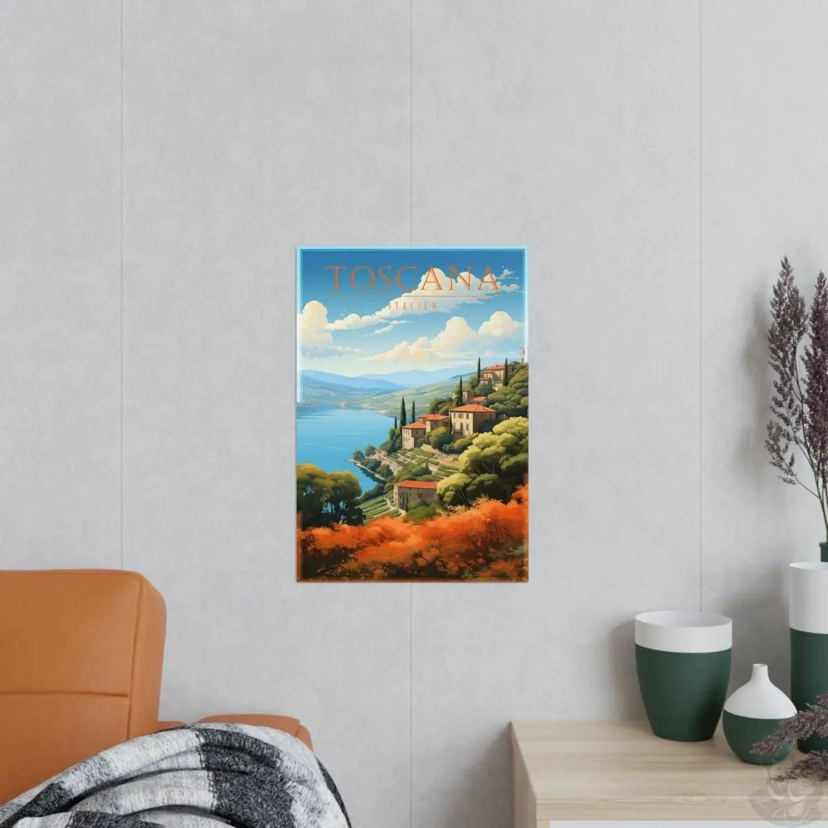 Toskana Poster - Elegantes Italien - Poster als Illustration - Poster bei HappyHugPixels