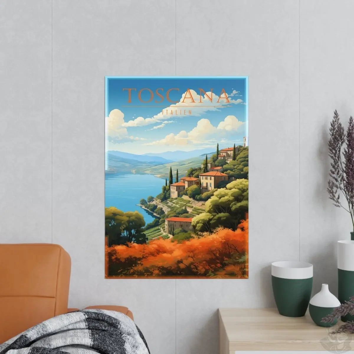 Toskana Poster - Elegantes Italien - Poster als Illustration - Poster bei HappyHugPixels