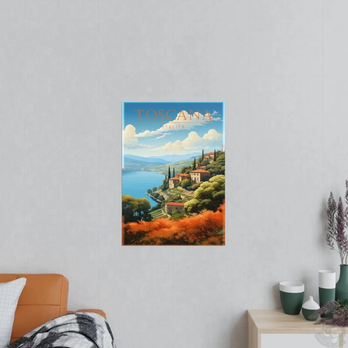 Toskana Poster - Elegantes Italien - Poster als Illustration - Poster bei HappyHugPixels
