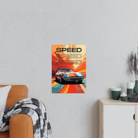 Sportwagen Poster - Art - Illustration: Speedcar - Poster bei HappyHugPixels