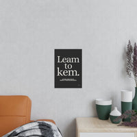 Typografie Poster - Learn to Kern - Für Designer und Artists - Poster bei HappyHugPixels