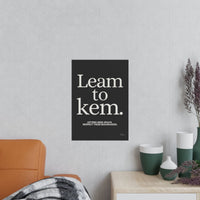 Typografie Poster - Learn to Kern - Für Designer und Artists - Poster bei HappyHugPixels