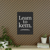 Typografie Poster - Learn to Kern - Für Designer und Artists - Poster bei HappyHugPixels