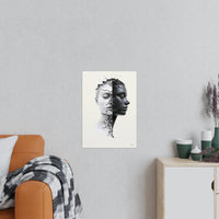 Dualität der Seele Kunstposter in A1 - A4, für Zuhause und Büro - Poster bei HappyHugPixels
