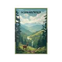 Schwarzwald Poster - Erlebe den Zauber des Schwarzwald in Deutschland - Poster bei HappyHugPixels