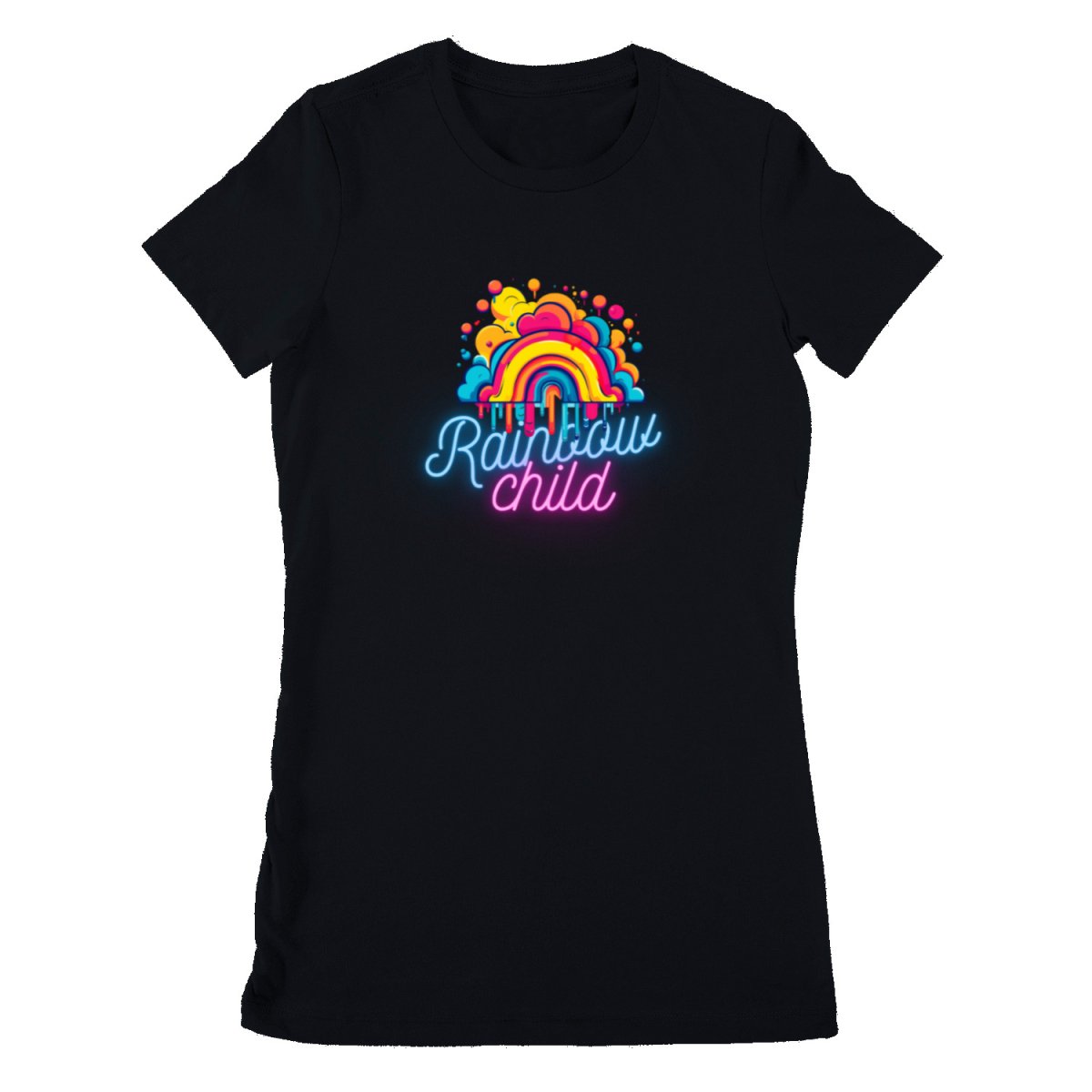 Rainbow Child T - Shirt für Damen - Gildan Softstyle® 64000L - T - Shirt bei HappyHugPixels