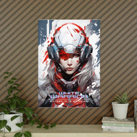 White Warrior Gaming Poster - Siegerin in der Schlacht des Guten - Poster bei HappyHugPixels