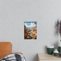 Grand Canyon Travelposter – Satin & Matt Finish - Poster bei HappyHugPixels