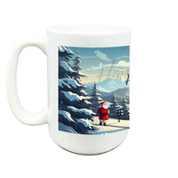 Große Keramiktasse mit Weihnachtsmotiv - 450ml Premium Qualität - bei HappyHugPixels