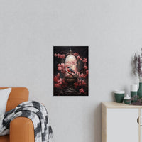 Zaunkönig Poster Kunst - Harmonie in Blüte – DIN A1 bis A4 - Poster bei HappyHugPixels