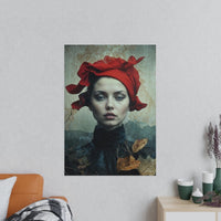 Herbstflüstern Portrait Kunstposter - Eleganz auf Premium Fotopapier - Poster bei HappyHugPixels