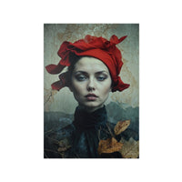 Herbstflüstern Portrait Kunstposter - Eleganz auf Premium Fotopapier - Poster bei HappyHugPixels