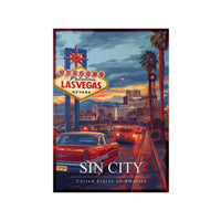 Las Vegas Travelposter – Erlebe die Sin City auf Fotopapier - Poster bei HappyHugPixels