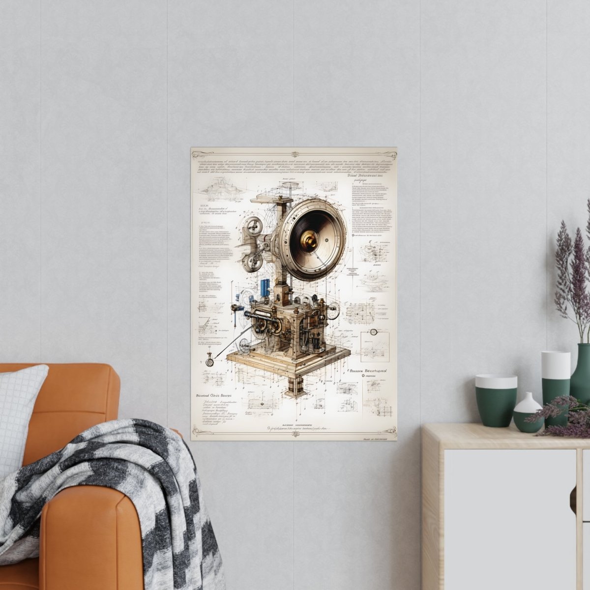 Lautsprecher Leonardo Da Vinci Skizzen Poster - Sonus Harmoniae - Poster bei HappyHugPixels