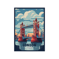 London Bridge Travel - Poster - Großbritanniens Wahrzeichen - Poster bei HappyHugPixels