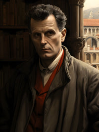 Ludwig Wittgenstein - Renaissance Portrait - HappyHugPixels