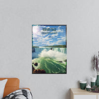 Majestätische Niagara Fälle Travelposter - Ein Naturspektakel - Poster bei HappyHugPixels