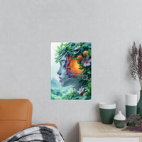 Kunst Poster Frau Natur - Ihre Wanddekoration - Poster bei HappyHugPixels