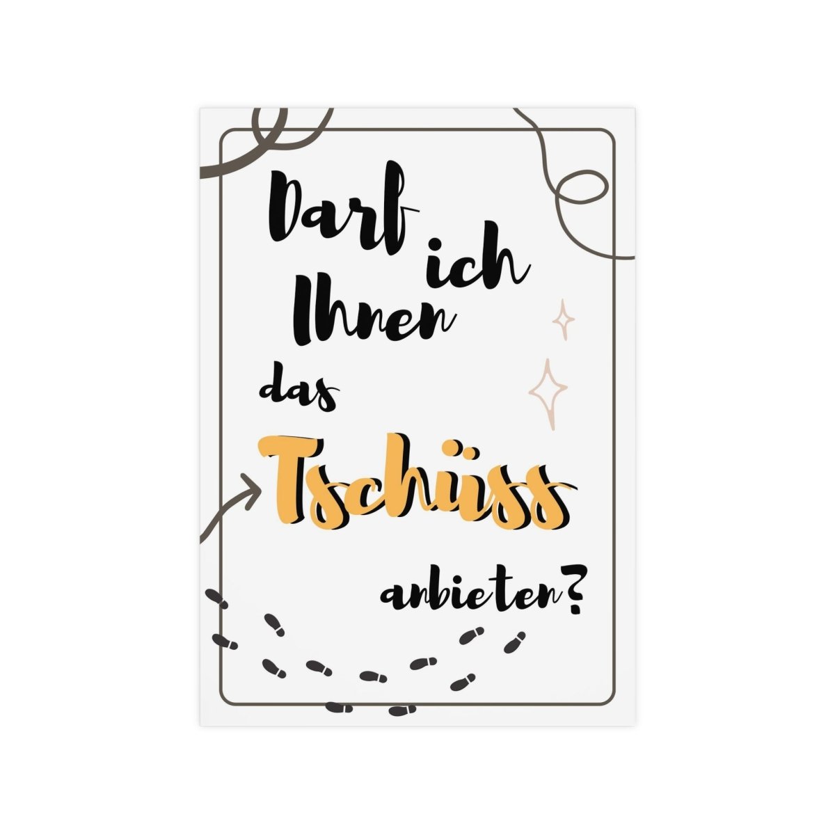 Tschüss Poster - Sag's mit Stil für das besondere Flair - Poster bei HappyHugPixels