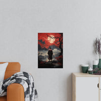 Samurai Twilight Poster - Zen Krieger - Poster für Dein Gaming - Zimmer - Poster bei HappyHugPixels