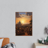 Sonnenuntergang Rom – Dekoratives Qualitäts - Poster - Poster bei HappyHugPixels