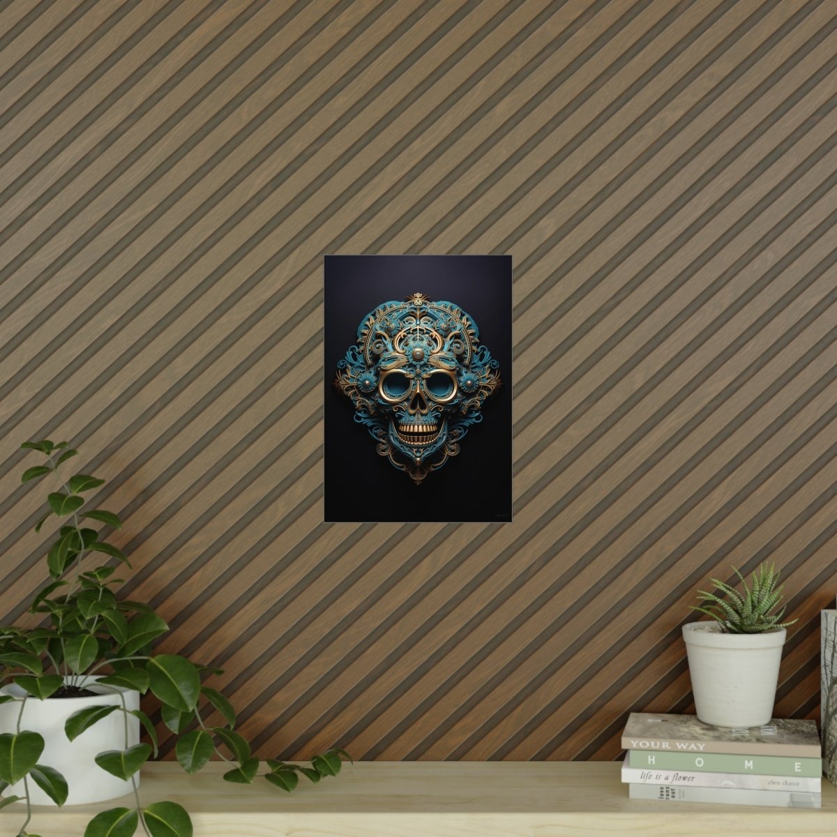 Steampunk Skull Poster - Einzigartiges Design für Fans - Poster bei HappyHugPixels