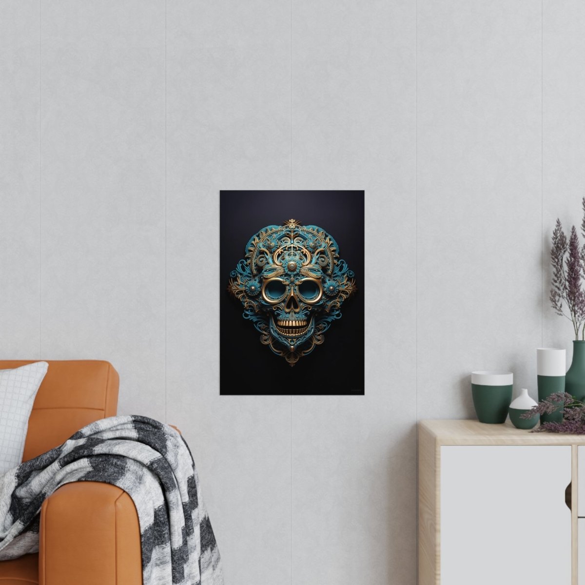 Steampunk Skull Poster - Einzigartiges Design für Fans - Poster bei HappyHugPixels