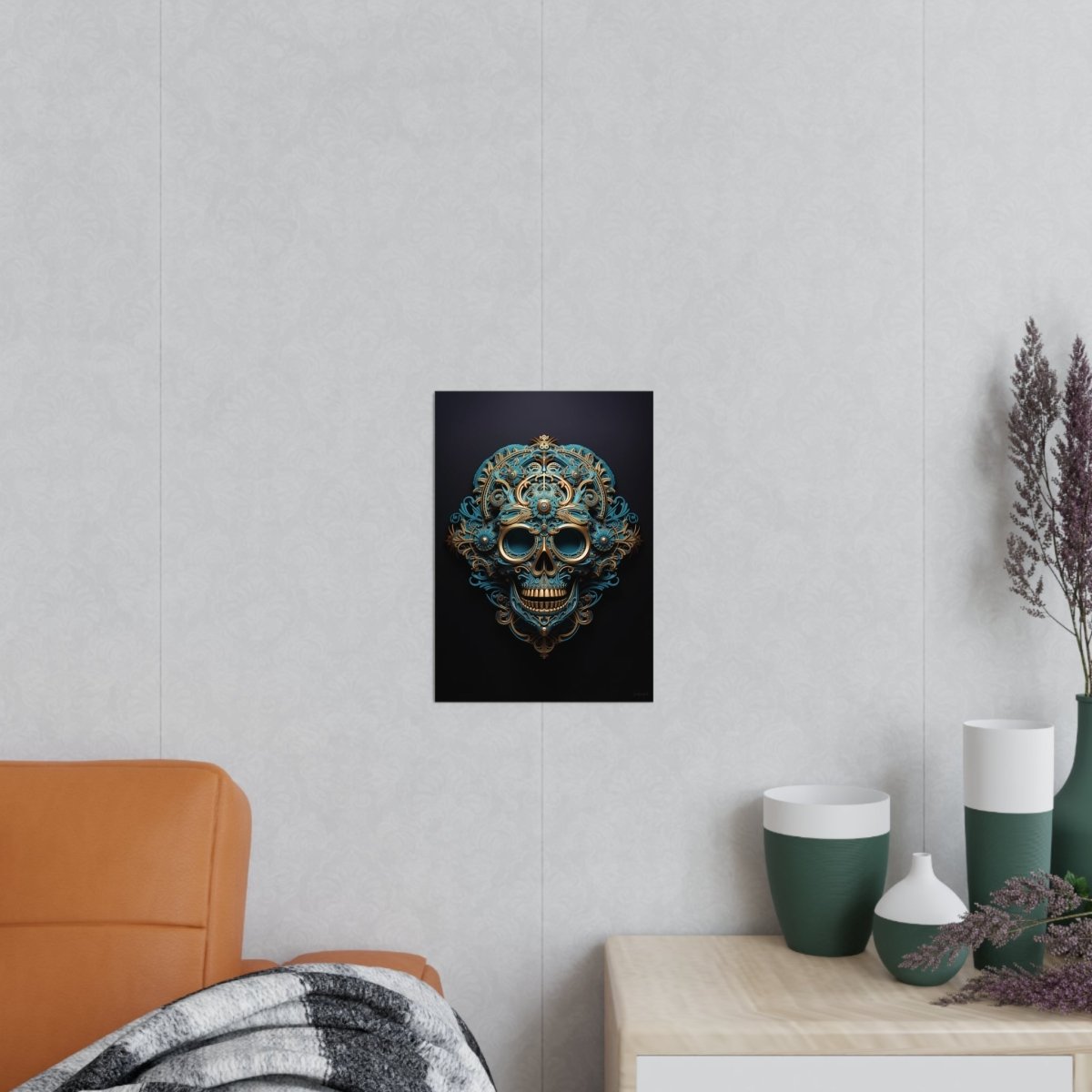 Steampunk Skull Poster - Einzigartiges Design für Fans - Poster bei HappyHugPixels