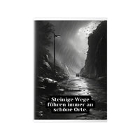 Steinige Wege des Lebens Poster - Deine Hilfe im Alltag - Poster bei HappyHugPixels