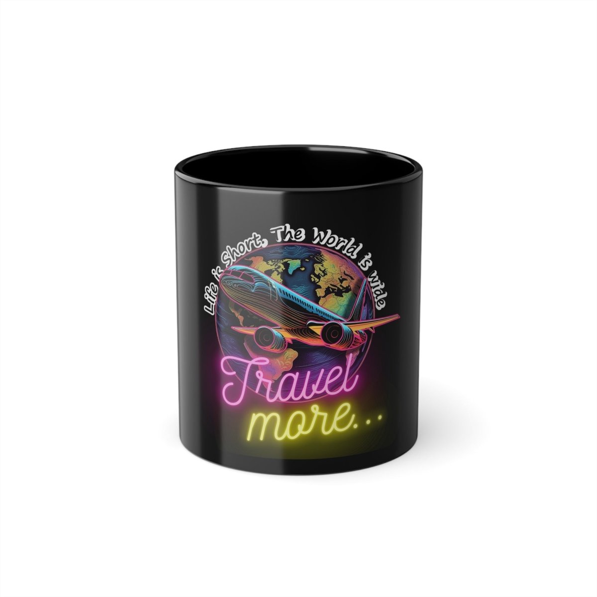 Globetrotter Tasse - "Travel More" - Ultimative Tasse für Traveler - Mug bei HappyHugPixels
