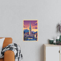 Bern Poster - Panoramablick auf die malerische Altstadt Brückenbogen - Poster bei HappyHugPixels