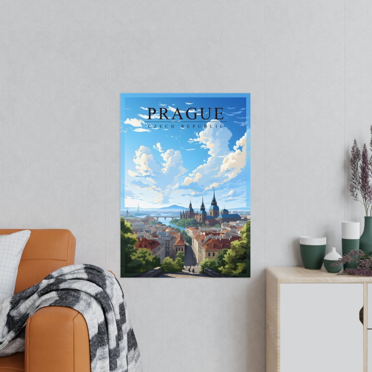 Prag Poster - Historisches Herz Tschechiens - Poster bei HappyHugPixels