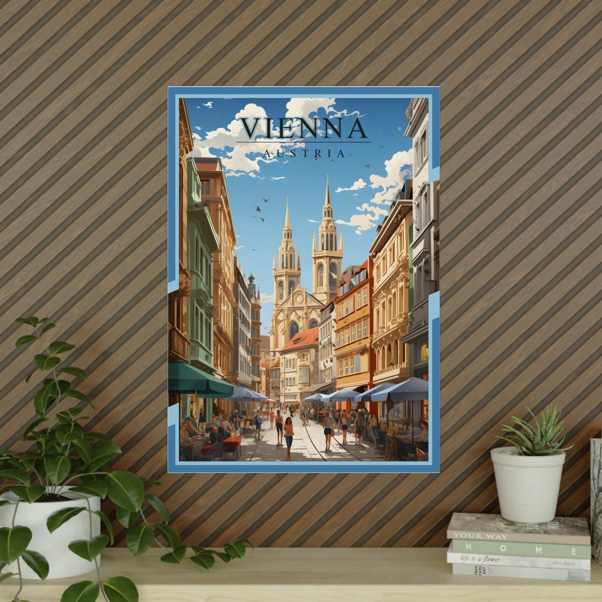 Wien Poster - Historische Schönheit Österreichs - Poster bei HappyHugPixels