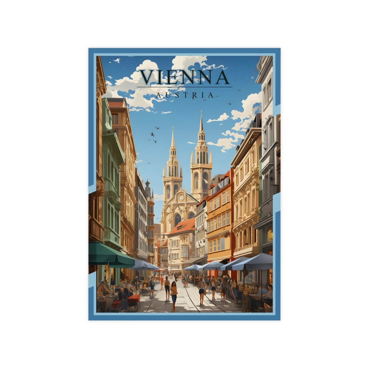 Wien Poster - Historische Schönheit Österreichs - Poster bei HappyHugPixels