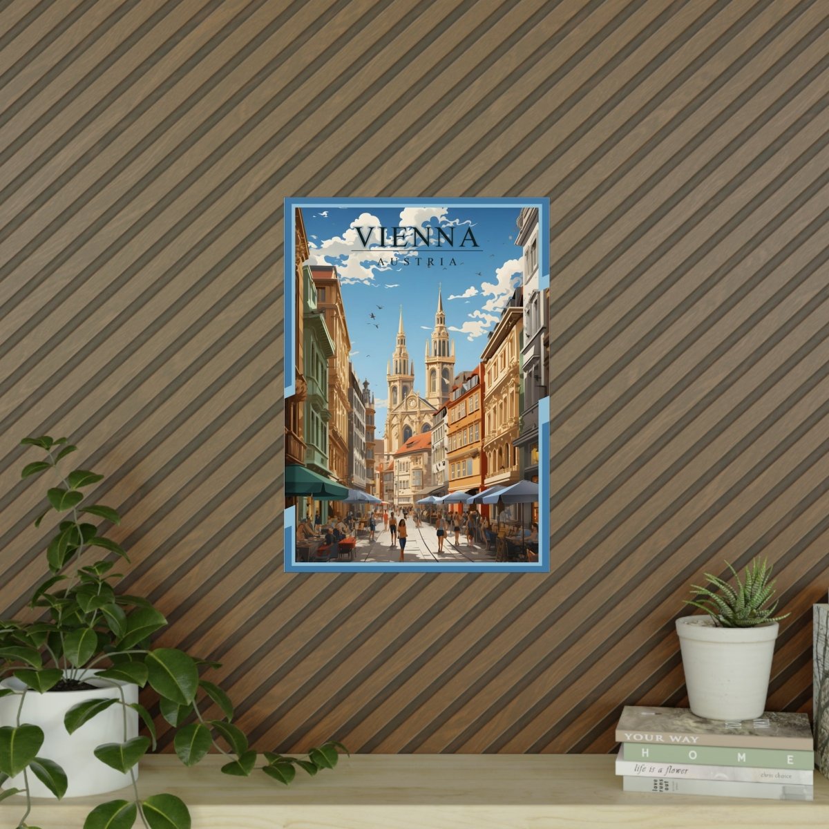 Wien Poster - Historische Schönheit Österreichs - Poster bei HappyHugPixels