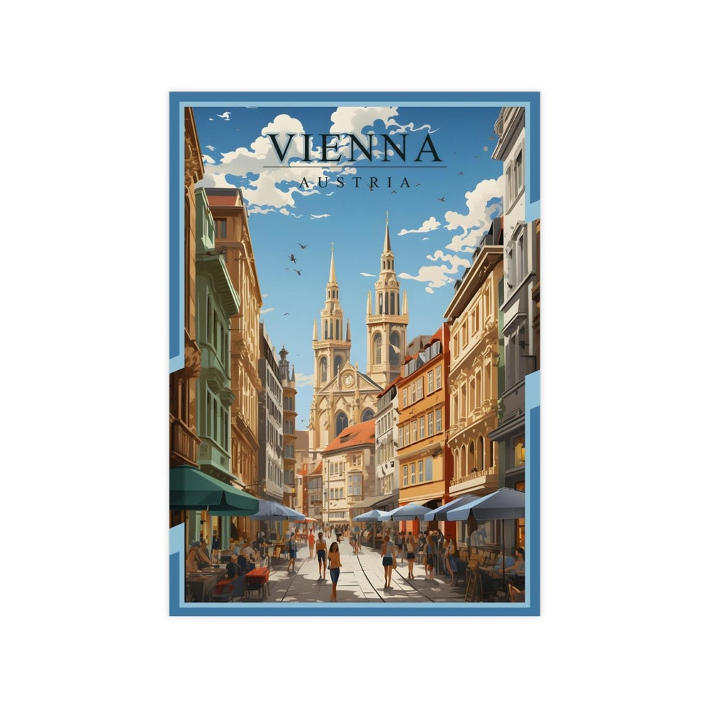 Wien Poster - Historische Schönheit Österreichs - Poster bei HappyHugPixels