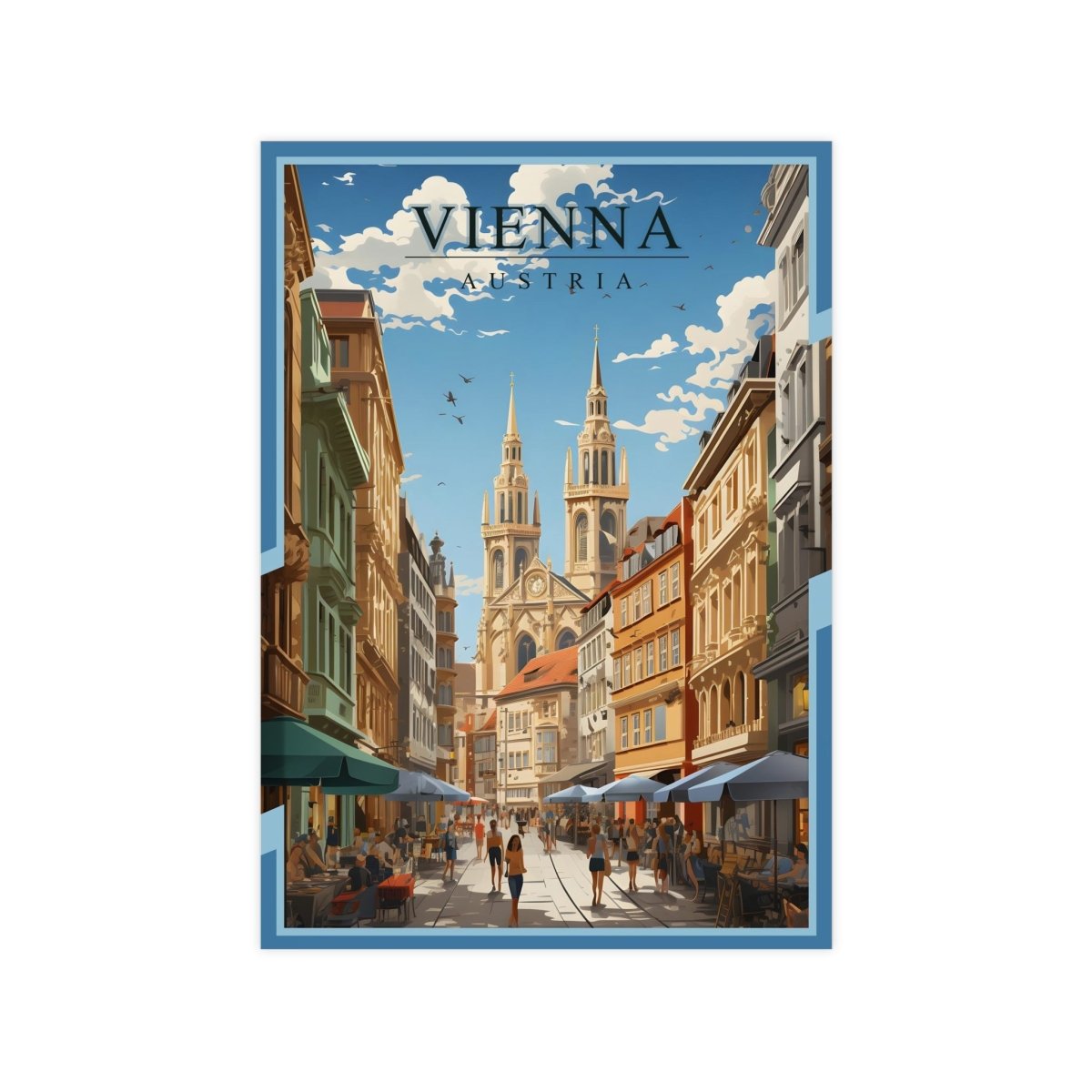 Wien Poster - Historische Schönheit Österreichs - Poster bei HappyHugPixels