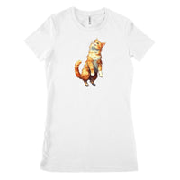 Verspieltes Katzen T - Shirt - Bella & Canvas Favorite - T - Shirt bei HappyHugPixels