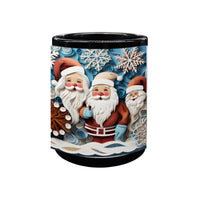 Weihnachtsmänner in Schneelandschaft Tasse – 330ml – Winterliches Design – Spülmaschinenfest - bei HappyHugPixels